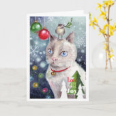 Carte Amour, paix et joie (Fleur jaune)