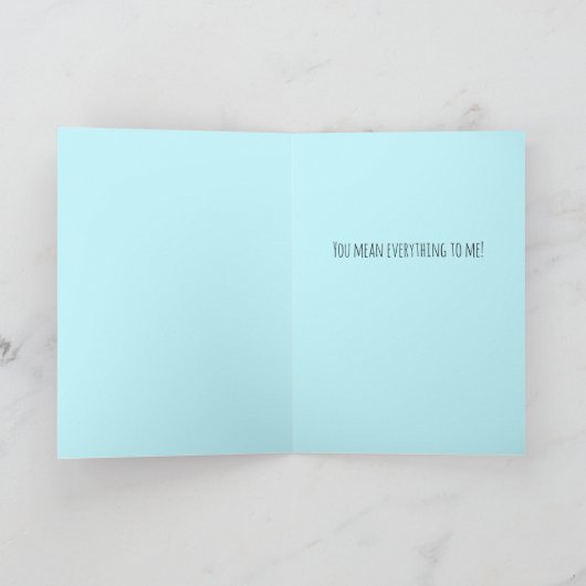 Carte Amour pour toi jusqu'à la Lune Saint-Valentin Enfa (Intérieur)