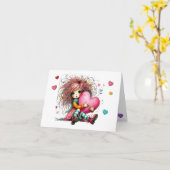 Carte Amour Précieux Toutes Occasions (Fleur jaune)