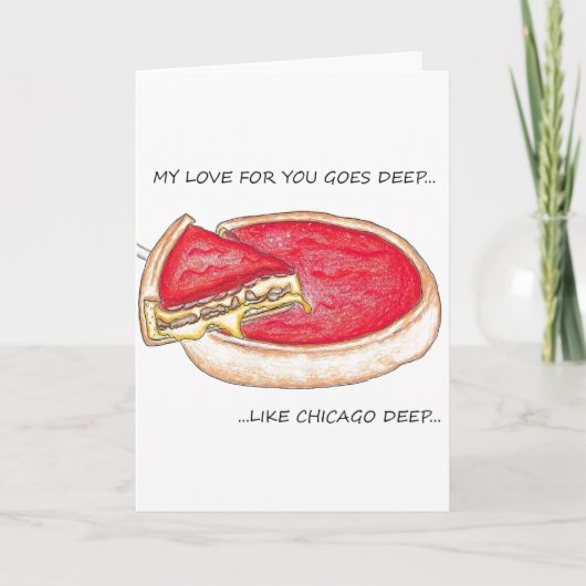 Carte Amour Profond à Chicago (Devant)