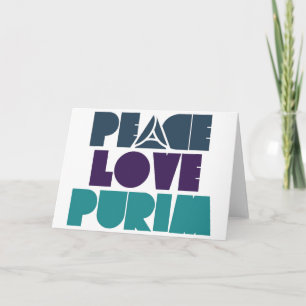 Carte Amour Purim de paix