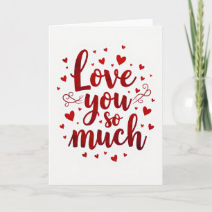 Carte Amour Romantique Je T'Aime Tellement