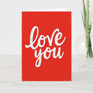 Carte Amour Romantique Vous Tachetée