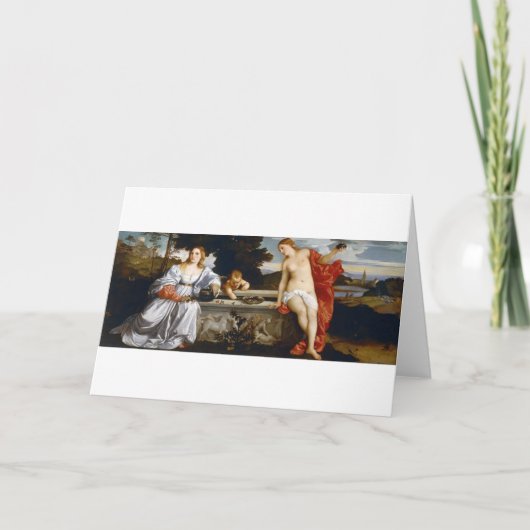 Carte Amour sacré et profane, Tiziano Vecelli, 1515 (Devant)