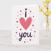 Carte amour texture paillettes (Fleur jaune)