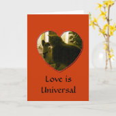 Carte - Amour universel (Fleur jaune)