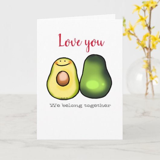 Carte Amour vous avocats (Fleur jaune)