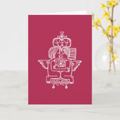 Carte Amour Vous Fait Voler (Fleur jaune)