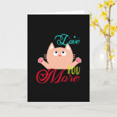 Carte Amour Vous Plus Style Élégant  (Fleur jaune)