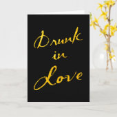 Carte Amoureuse Ivre (Fleur jaune)