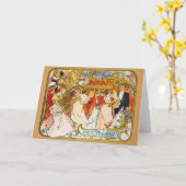 Carte Amoureux, Alphonse Mucha (Fleur jaune)