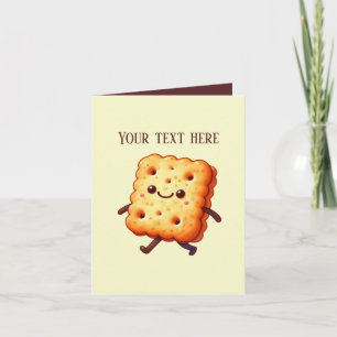 Carte Amoureux de biscuits mignons Vendeurs de boulanger