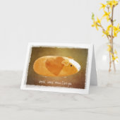 Carte Amoureux de Cochon d'Inde Saint-Valentin (Fleur jaune)