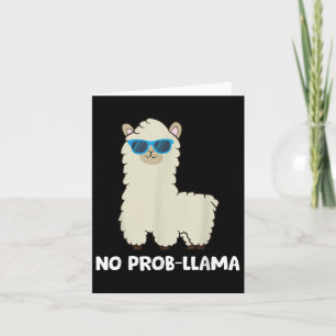 Carte Amoureux de Lama - Pas de lama de problème Alpaca 