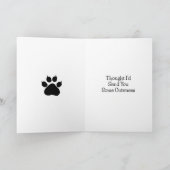 Carte Amoureux de les chiens du Black Lab | Réfléchissez (Intérieur)