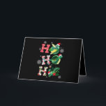 Carte Amoureux de Noël de tortue drôle<br><div class="desc">Amoureux de Noël de tortue drôle</div>