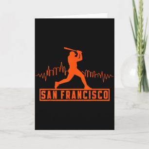 Carte Amoureux de San Francisco Ciel Rétro Batteur de Ba