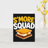 Carte Amoureux de S'mores feu de camp marshmallow (Fleur jaune)