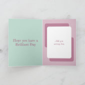 Carte Amoureux des animaux ajouter la photo lavender ver (Intérieur)