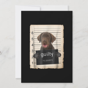 Carte Amoureux des chiens   Chocolat de culpabilité Labr