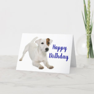 Carte Amoureux des chiens de chiot mignon Jack Russell T