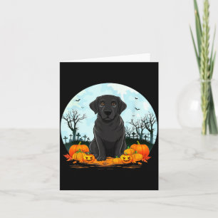 Carte Amoureux des chiens labrador noir garçons filles H