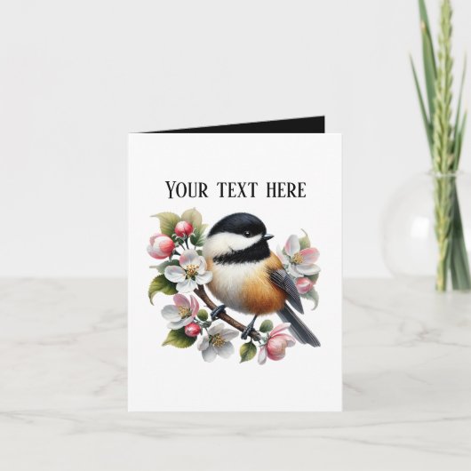 Carte Amoureux des mésanges mignonnes (Devant)