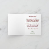 Carte Amoureux du ballon de golf d'anniversaire amusant (Intérieur)