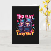 Carte Amoureux du jeu de Las Vegas Machine à sous chance (Fleur jaune)