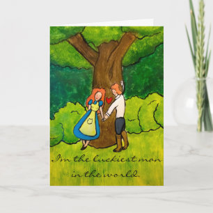 Carte "Amoureux Irlandais" - Joyeux Anniversaire De Sa P