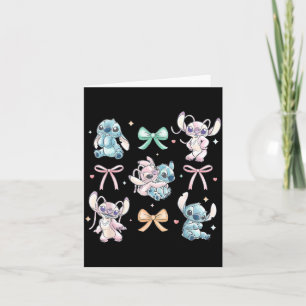 Carte & Ange Coquette Style Nœuds Saint-Valentin
