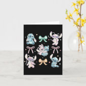 Carte &amp; Angel Coquette Style Bows Valentine's Day  (Fleur jaune)