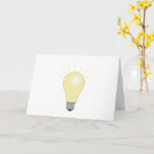 Carte Ampoule (Fleur jaune)