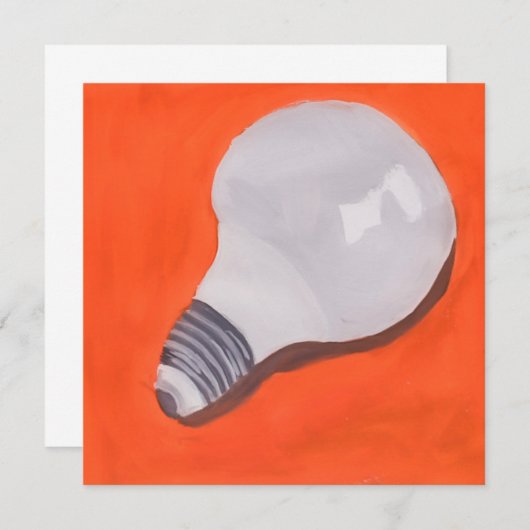 Carte Ampoule (Devant / Derrière)