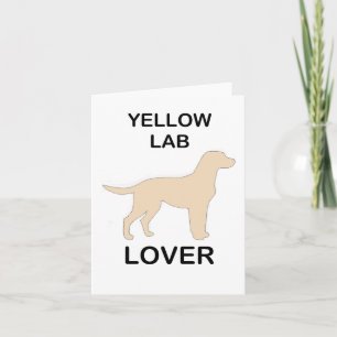 Carte ampoule de laboratoire jaune
