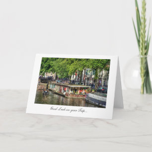Carte Amsterdam Canal Houseboat - Bonne chance sur votre