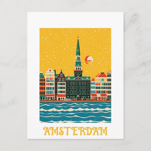 Carte Amsterdam Pays-Bas (Devant)