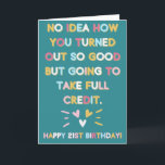 Carte Amusant 21e anniversaire pour le fils ou la fille<br><div class="desc">Faites plaisir à votre fils ou votre fille avec cette carte d'anniversaire amusante à l'occasion de leur 21e anniversaire !</div>
