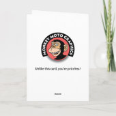 Carte Amusant 23ème anniversaire (Dos)