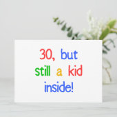 Carte Amusant 30e anniversaire Humour (Debout devant)