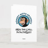 Carte Amusant 33ème anniversaire (Dos)