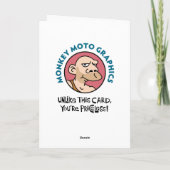 Carte Amusant 33ème anniversaire (Dos)