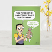 Carte Amusant 35e anniversaire Salutation (Fleur jaune)