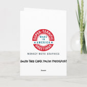 Carte Amusant 37ème anniversaire (Dos)