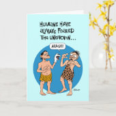 Carte Amusant 58ème anniversaire masculin (Fleur jaune)