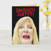 Carte Amusant 60ème anniversaire mieux que d'être mort (Fleur jaune)