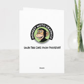 Carte Amusant 80e anniversaire (Dos)