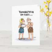 Carte Amusant 80e anniversaire (Fleur jaune)