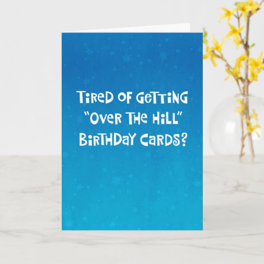 Carte Amusant 80e anniversaire (Fleur jaune)