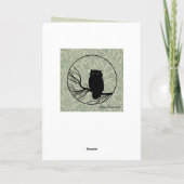 Carte Amusant Adulte Dorian Grey Halloween Anniversaire (Dos)